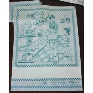 Fratelli Graziano - Appetit Kitchen Towel - Sugar Paper Blue Color
